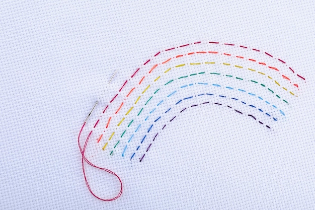 Ręcznie wyszywane detale